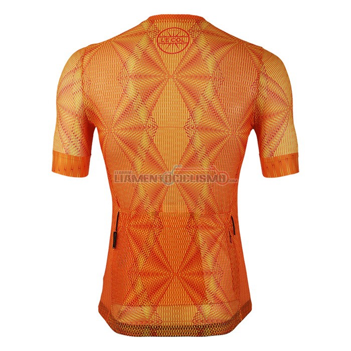 Abbigliamento Ciclismo Le Col Manica Corta 2020 Arancione